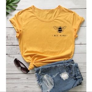 “bee kind” bumblebee tee shirt